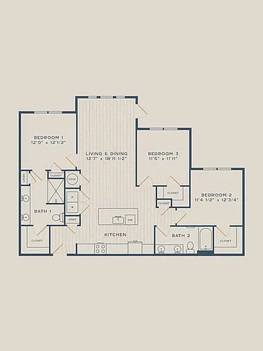 Floor plan Rose