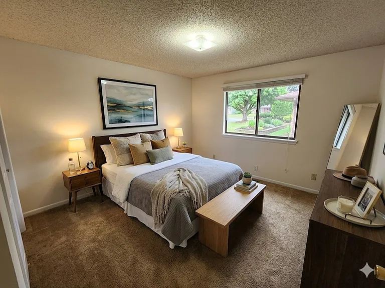Master Bedroom - staged
