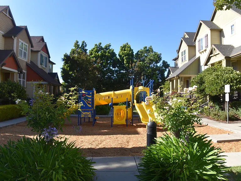 Children's play area in the community