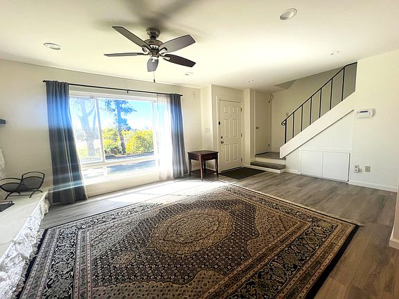 Entry and Living Room with Fireplace