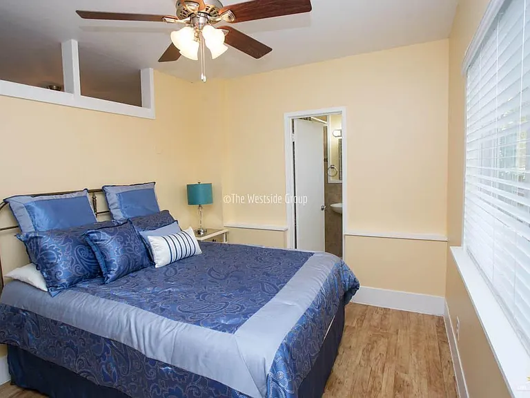 Bedroom connecting bathroom