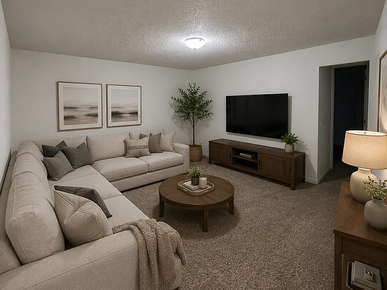 Basement family room