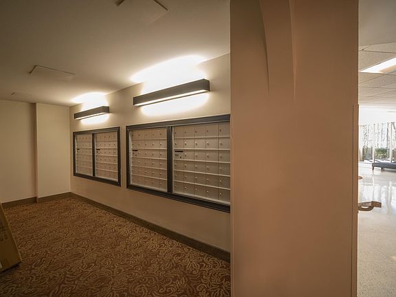 Mailboxes off of lobby