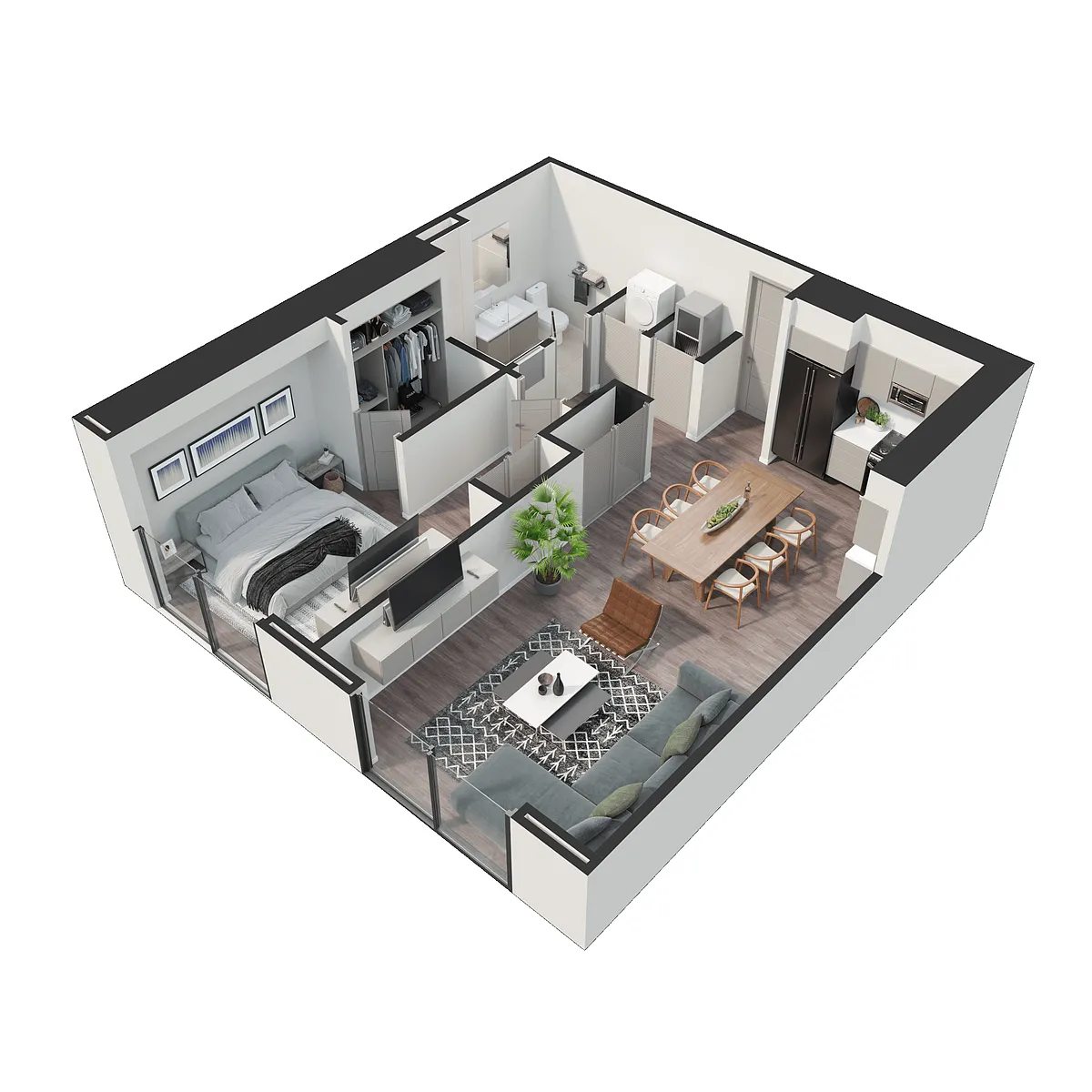 Floor plan A1C +