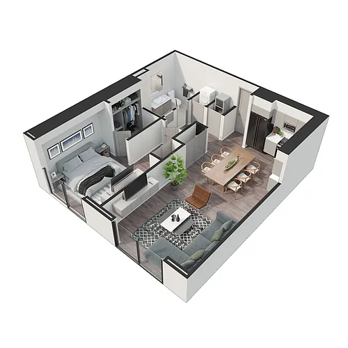 Floor plan A1C +