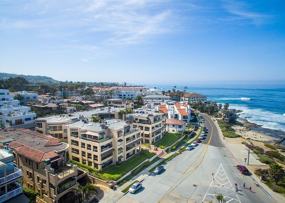 Aerial view of building