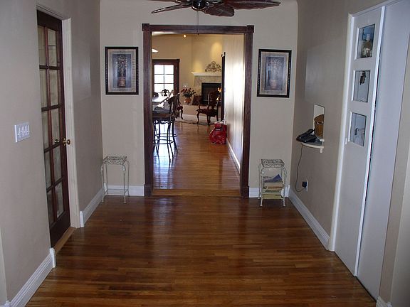 Functional split floorplan with two large living spaces and split Master and s