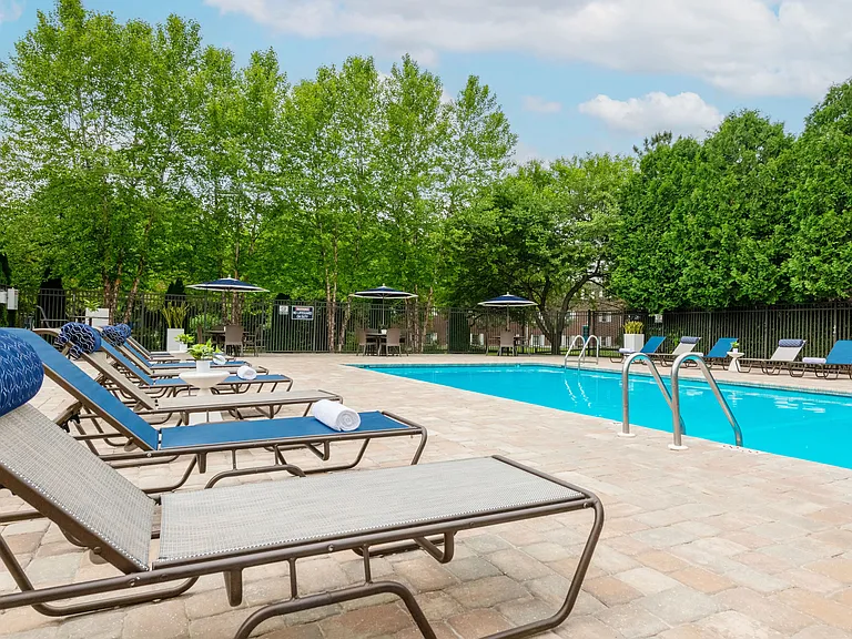 Plunge into our luxurious pool and soak up the sun on our spacious sundeck with comfy loungers.
