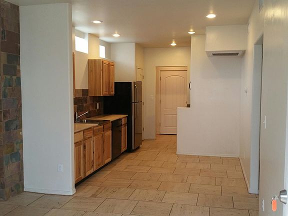 Wonderful kitchen with windows above cabinets
