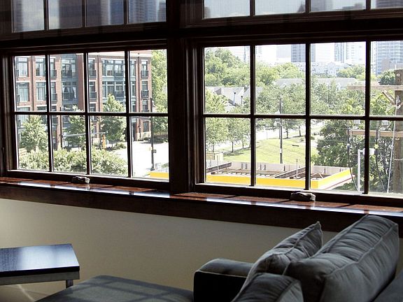 Skyline through window, photo by BPosh