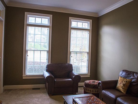 Well lit living room/office