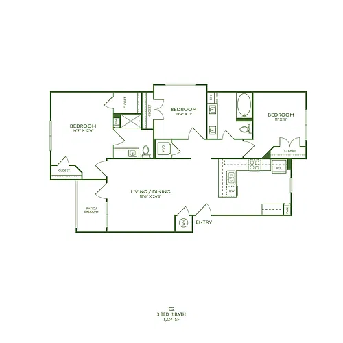 Floor plan C2