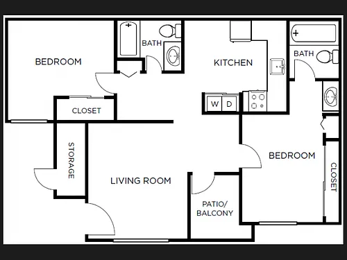 Floor plan 2X2
