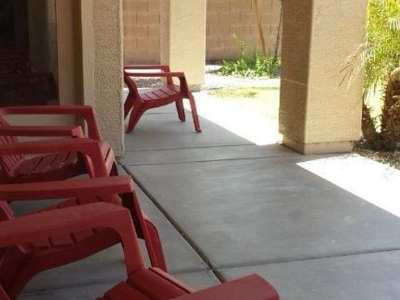 patio accessed via kitchen or master bedroom with bbq stub out for future grilling