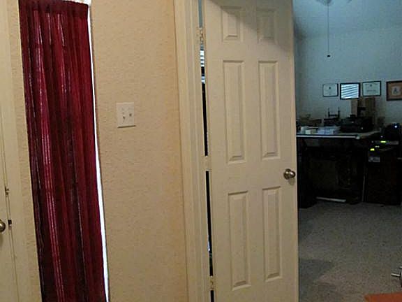 Very large study at front of home for privacy