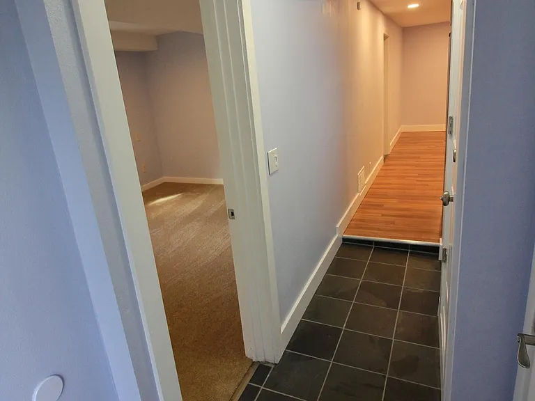 Slate tile entryway