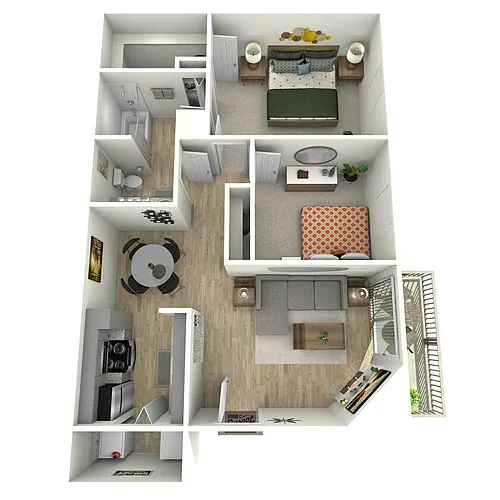 Floor plan B1-R