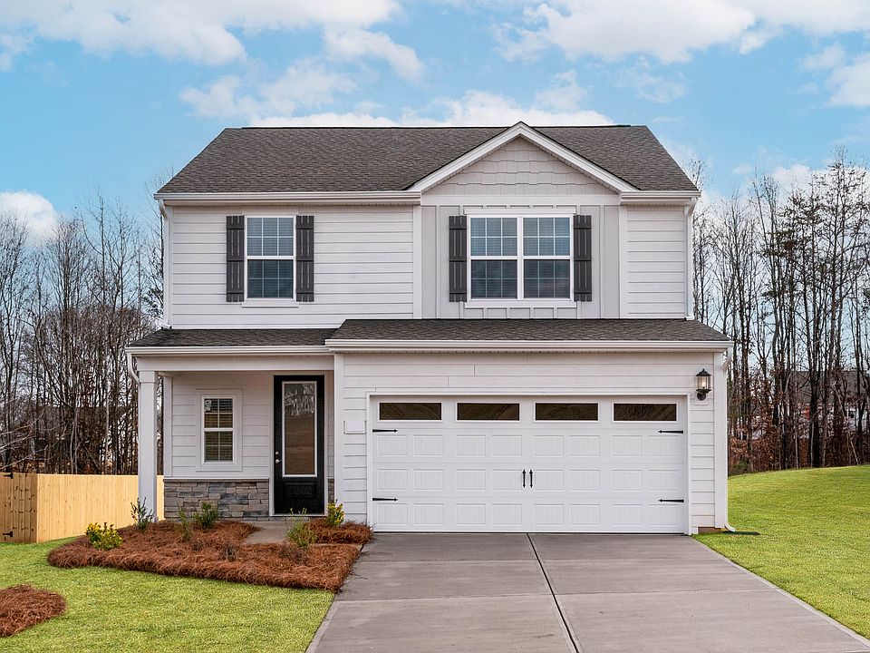 Two-story Avery with stone accents