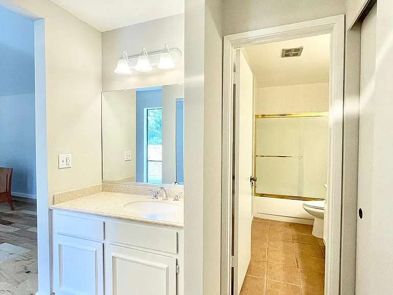closet to bathroom