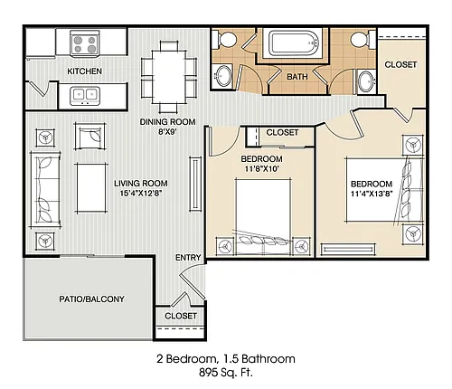 Floor plan B2