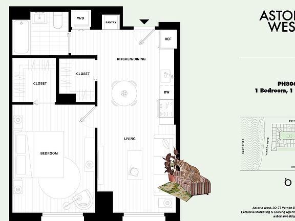 2nd image of 30-77 Vernon Blvd Penthouse 806E