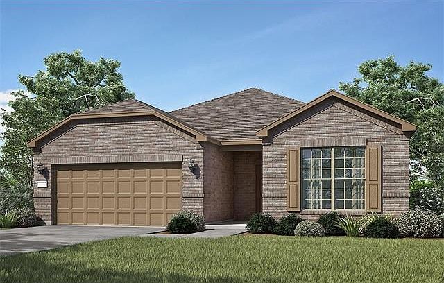 Sun City Texas, Abbyville-B elevation, Rendering