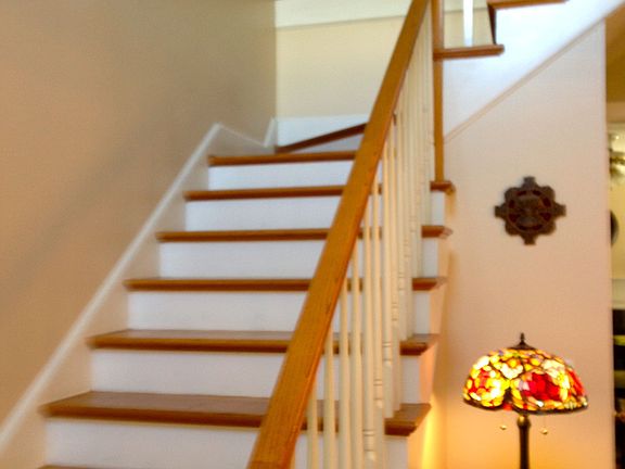 Stairs near front entrance