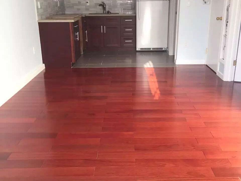 Beautifully maintained Living area and kitchen, hardwood floor