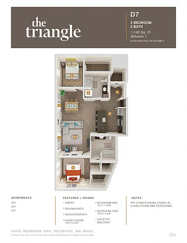 Floor plan D7