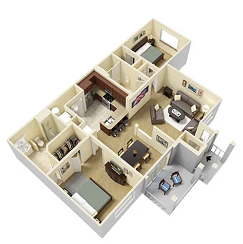 Floor plan hickory