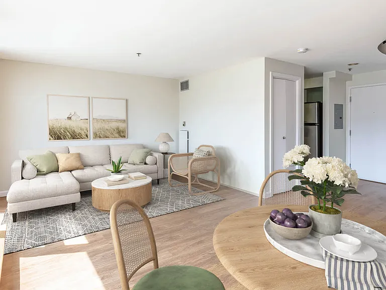 Living Room with Hard Surface Flooring