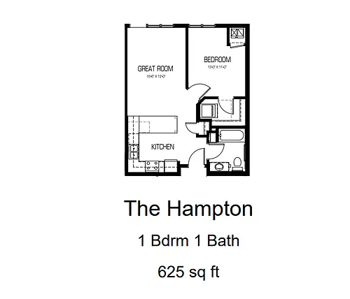 Floor plan 414 - Hampton