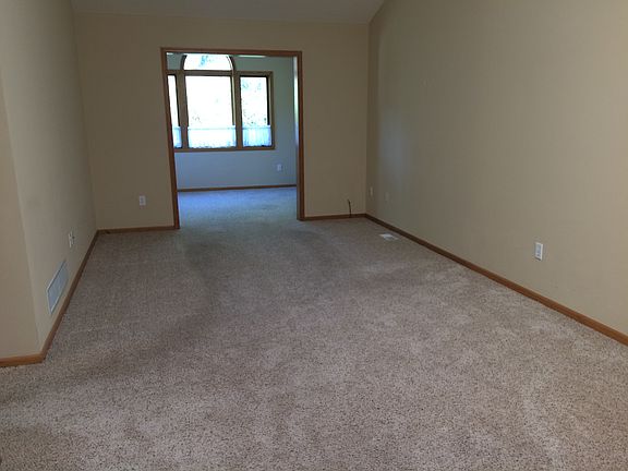 Open living/dining room