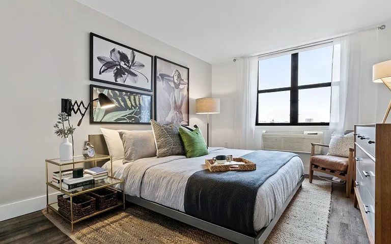Light-filled bedroom
