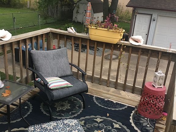 Deck off back