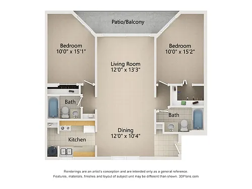Floor plan B1