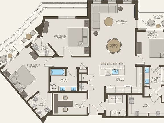 First Floor 3 br 2 ba