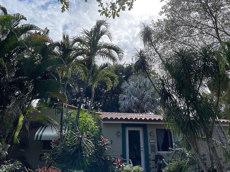 Tropical paradise near beach