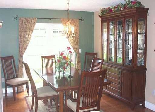 Dining room- no longer green, now neutral