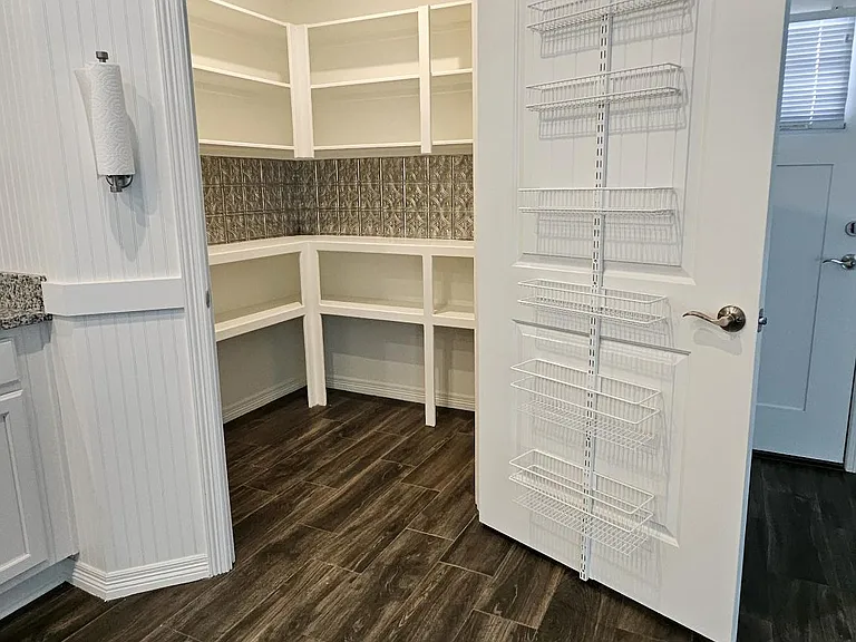 Walk-in pantry.