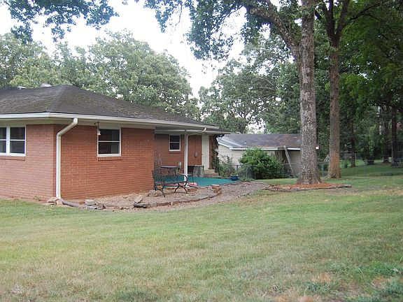 Large backyard