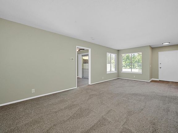 Optional dining area at the front window corner.