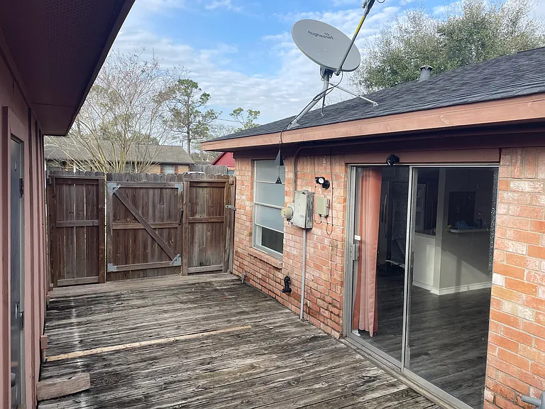 Patio perfect for BBQs