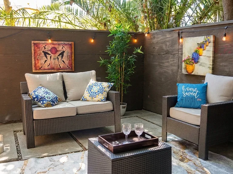 Large Private Patio | BBQ Available by Request Through 24/7 Doorman