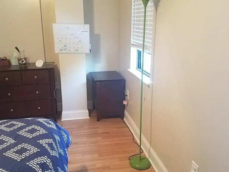 Master with Laminate Flooring