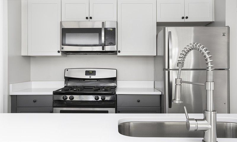 Remodeled sophisticated kitchen