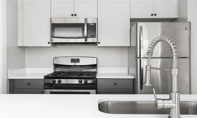 Remodeled sophisticated kitchen