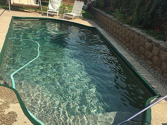 7 ft. deep pool