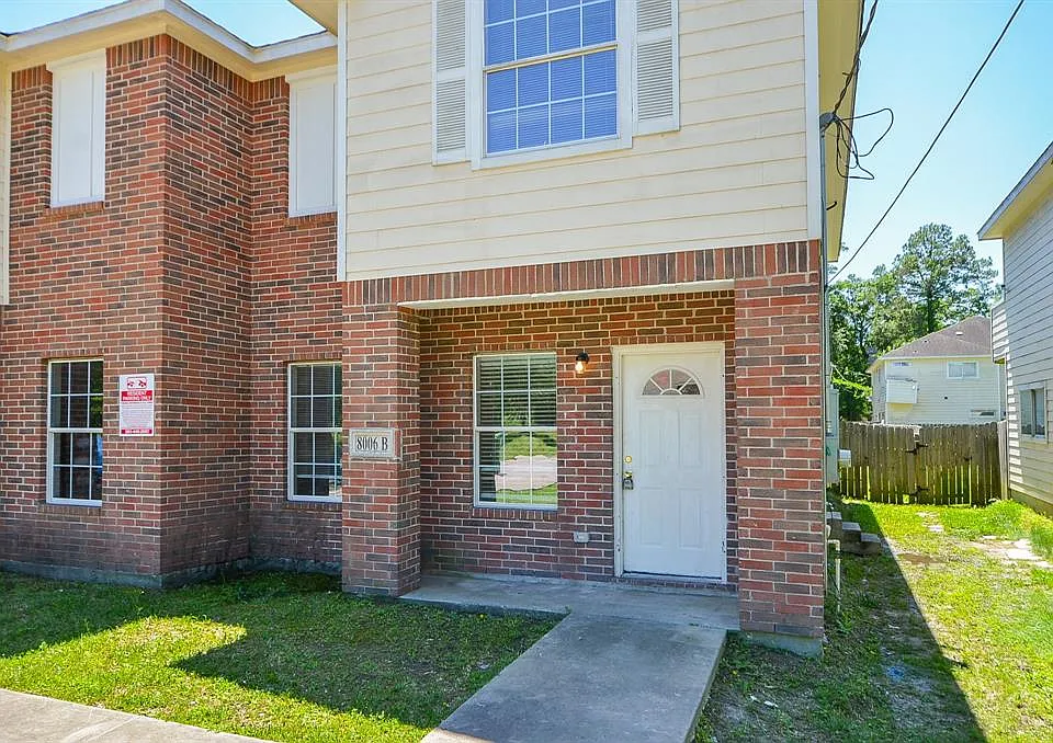 Front Entry Door to one unit of the Duplex