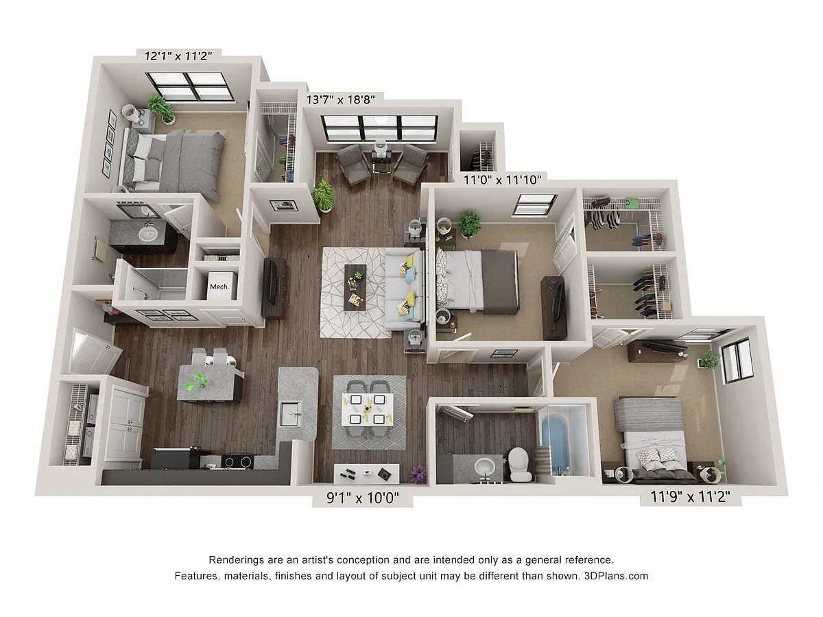 Floor plan C1 Flex
